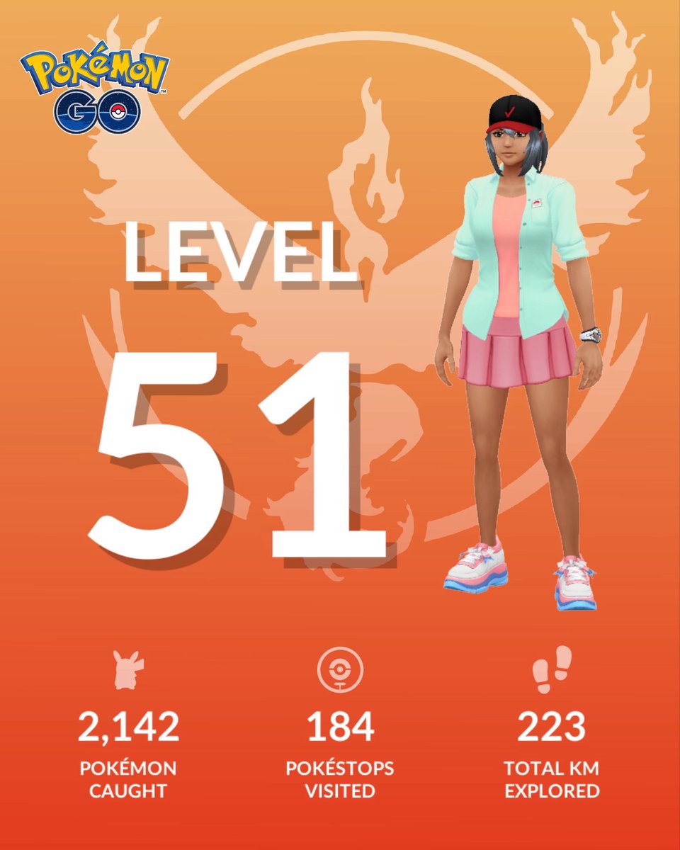 I don’t know how that worked. Jumped from level 38 to Level 51 in #PokemonGo. I mean. I’ll take it!

#Pokemon <a href="/Pokemon/">Pokémon</a> <a href="/PokemonGoApp/">Pokémon GO</a>