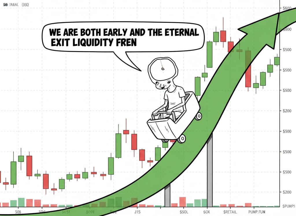 ExitLiqClub's tweet image. No, in fact you are not one or the other!

At @ExitLiqClub, that's the beauty of it $RETAIL. 

You are both early and the eternal exit liquidity.