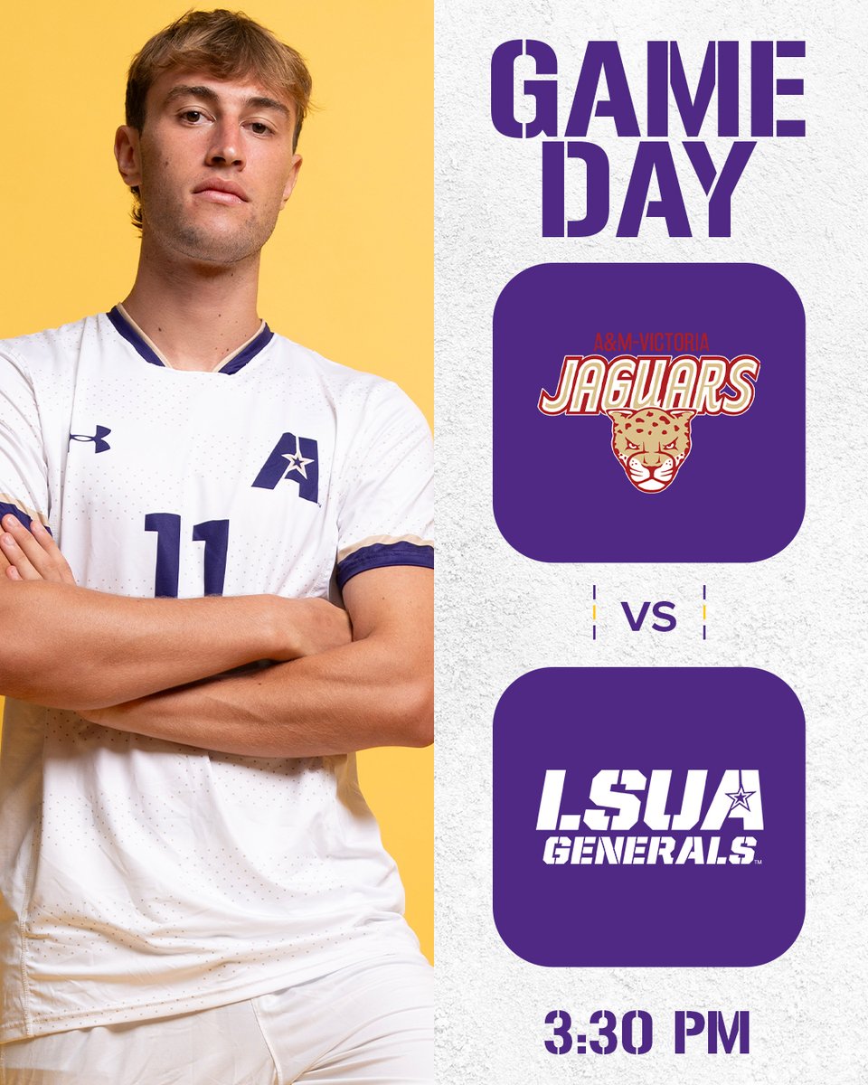 It's GAME DAY! We are in Victoria, Texas to take on A&amp;M Victoria in the RRAC Game of the Week at 3:30 PM!

Live Stats: uhvjaguars.com/sports/msoc/20…

Watch: youtube.com/@TAMUVAthletics