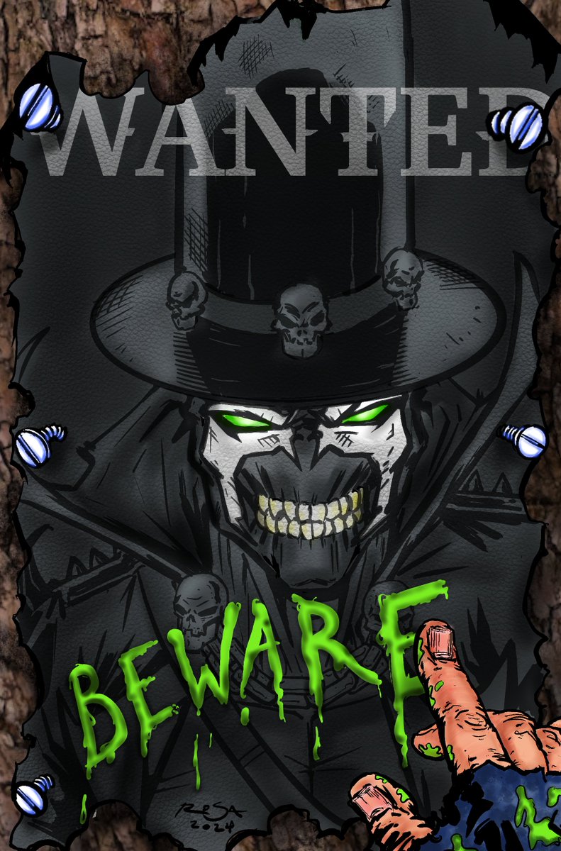 Deunen's tweet photo. Using Grok with a Spawn image I did with ProCreate @ImageComics #spawn https://t.co/nmX2IO3ve3
