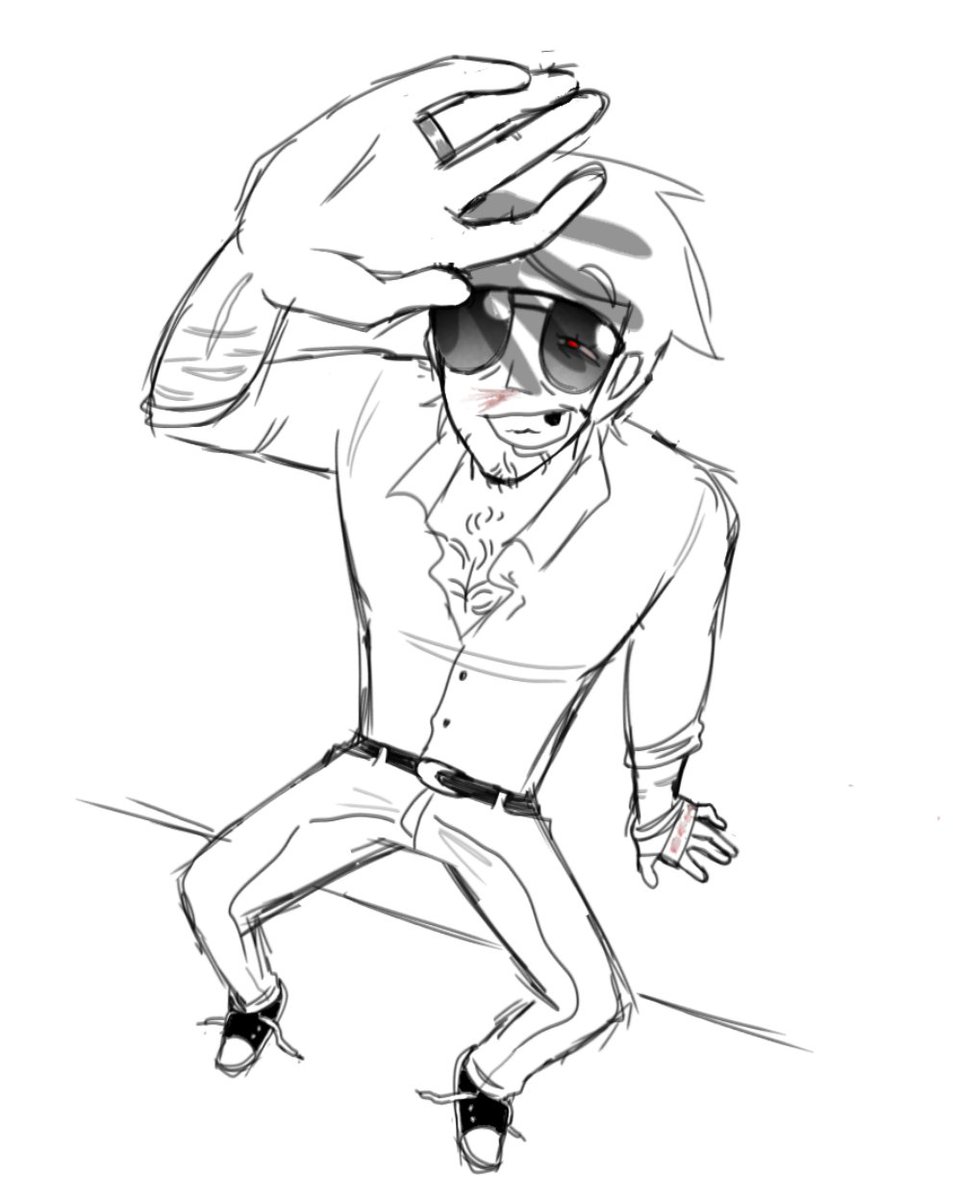 EVILRATTAKEOVER's tweet image. does alpha dave wear those sunglasses because hes cool or because he's never sober