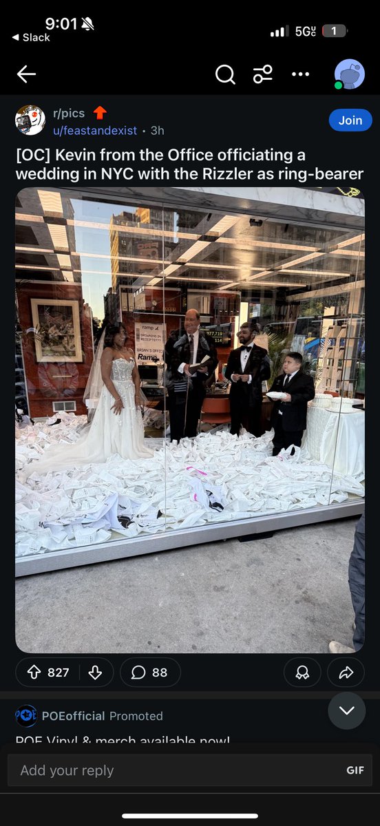 rohanrkumar's tweet image. I got the rizzler and brian baumgartner to officiate a wedding thanks @tryramp