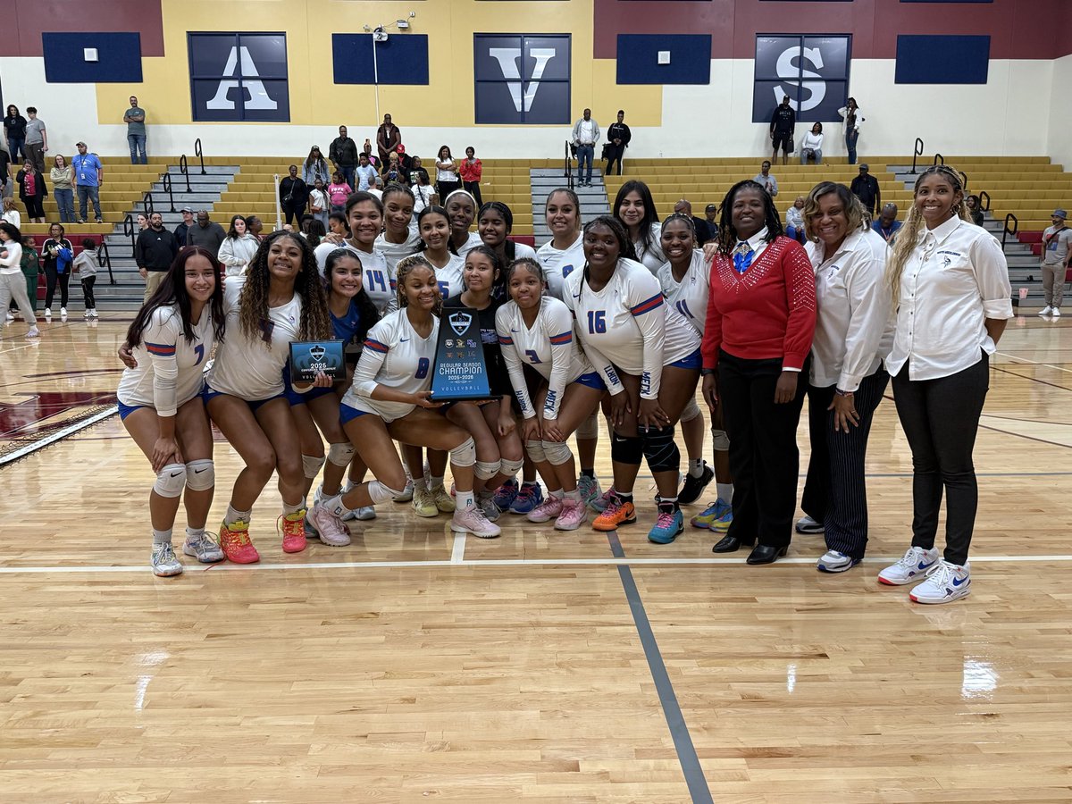 NM_Vikings's tweet photo. 🔴🔵Congratulations to the Lady Vikings for winning the Meck Power 6 Volleyball conference tournament. Tournament MVP goes to ⭐️Scholar Bates. https://t.co/GdUC707j8J