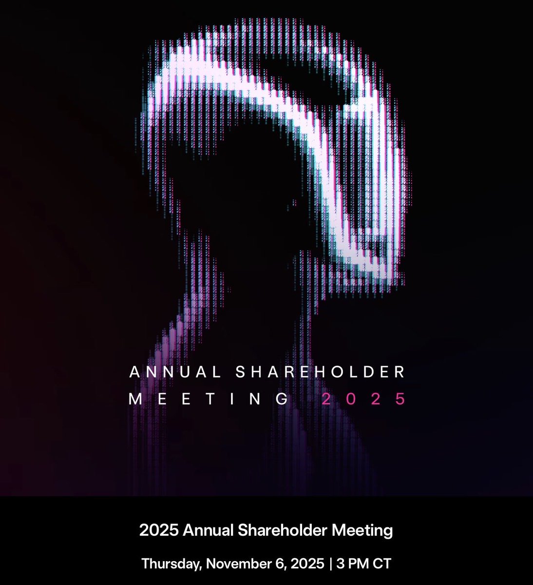 Tesla 2025 Annual Shareholder Meeting invites are now going out!

I got one! 🥳