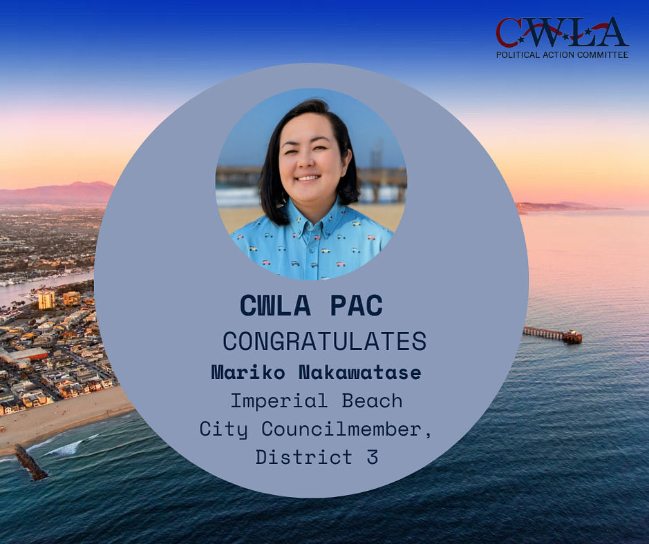 Congratulations to <a href="/mahdekoh/">Mariko Nakawatase</a> for getting appointed as Imperial Beach City Councilmember, District 3!
