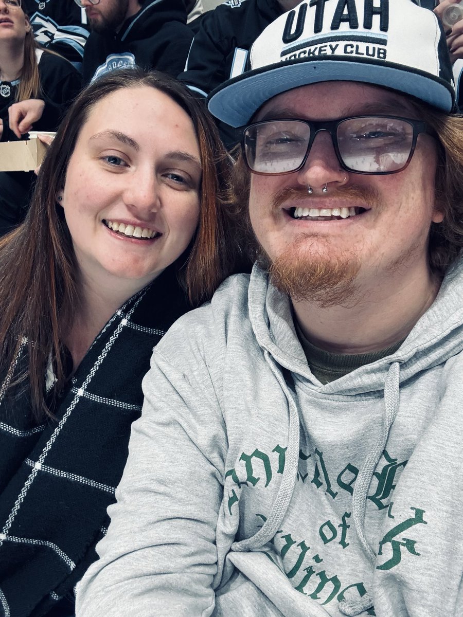 I’m at Burger King (Utah mammoth home opener) with my burger queen