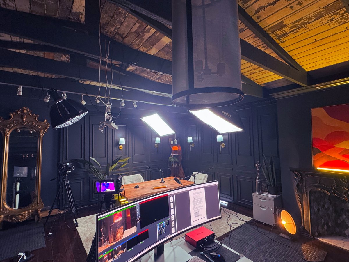 I spent $80,000 dollars, and hundreds of hours perfecting the design and build of this YouTube studio so we can grow the <a href="/vibecodeapp/">vibecode.dev</a> to a 10 figure business.

<a href="/rileybrown_ai/">Riley Brown</a> has already grown from 55k subs to 150k subs in the past three months and we plan to grow much faster in