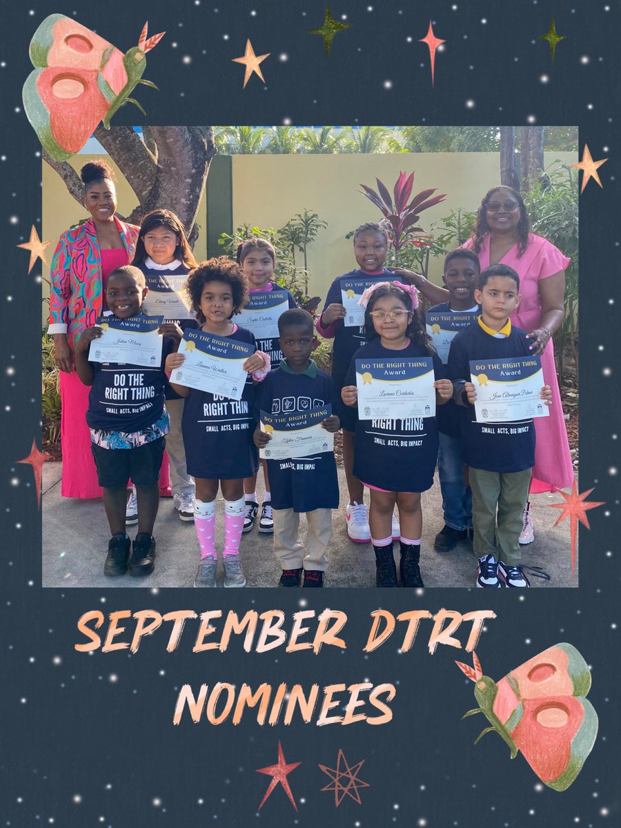 Students at Norland Elementary School are doing the right thing. <a href="/MDCPSNorth/">M-DCPS North Region</a> <a href="/DTRTMiami/">Do The Right Thing</a>