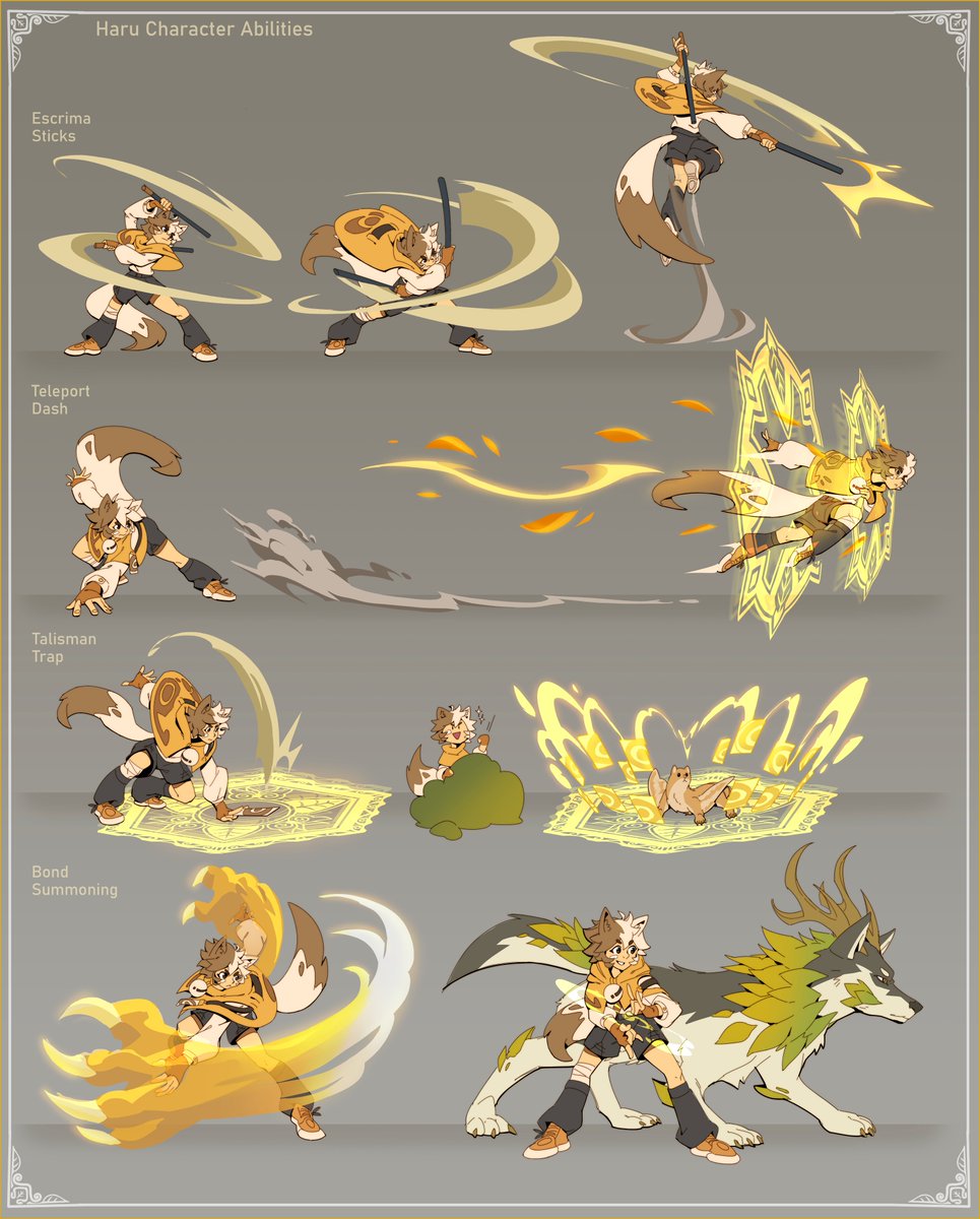 Spirit Guide Character ability studies!