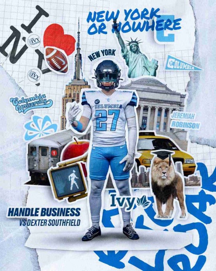 Thank you <a href="/CUFBrecruiting/">Columbia Football Recruiting</a> <a href="/CULionsFB/">Columbia Football</a> for the Love.