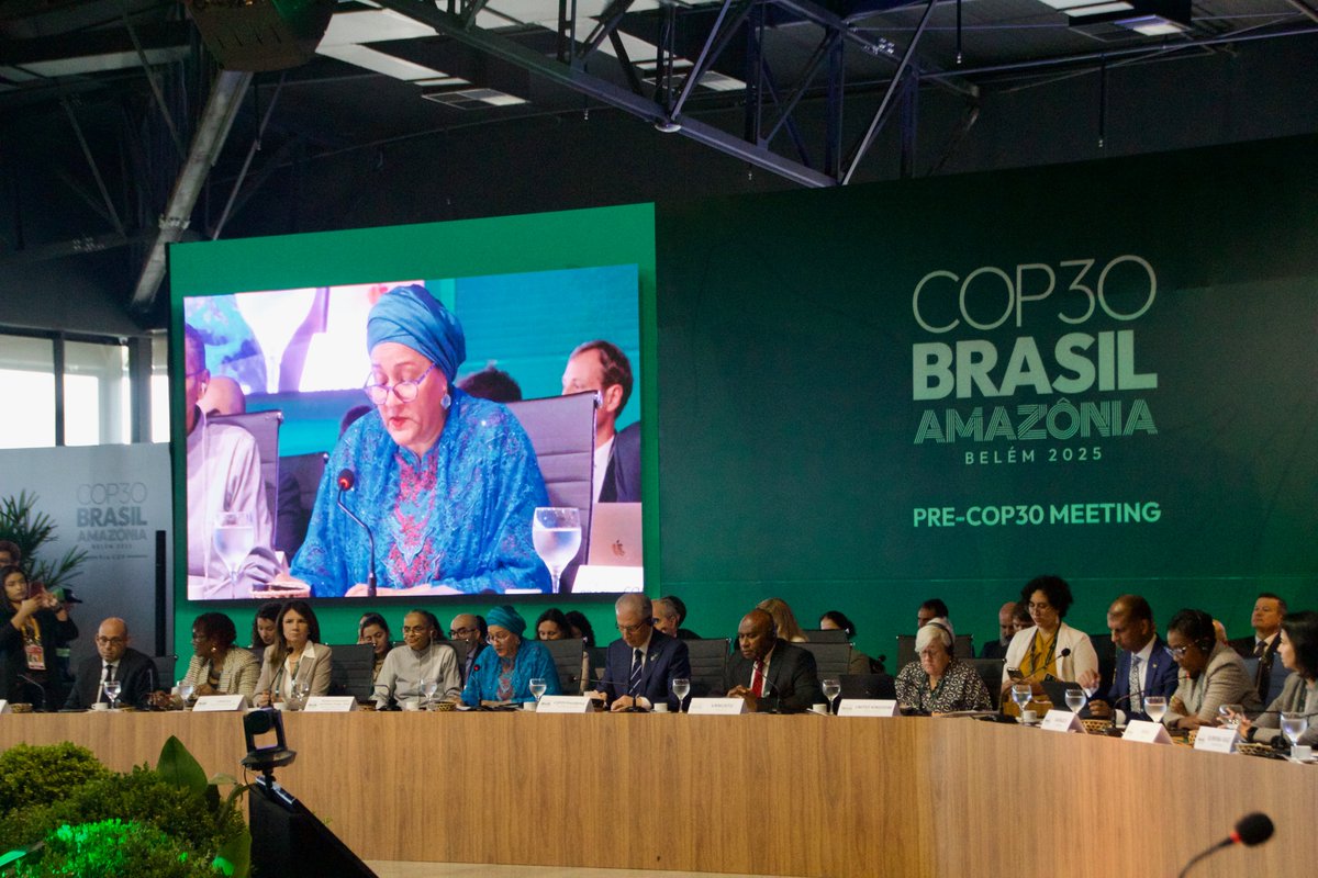 AminaJMohammed's tweet image. Climate action and development are now two sides of the same coin.
As we head to #COP30, we must deliver ambitious, imaginative solutions for climate adaptation — and usher in a new era of climate-smart development.
For all people. For our only planet.