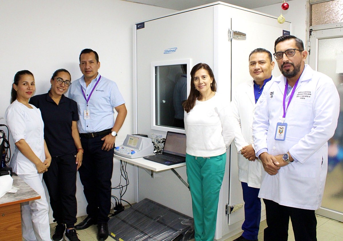 Nueva tecnología para cuidar tu salud auditiva

El <a href="/HTDMACHALA/">Hospital General Teófilo Dávila de Machala 🇪🇨</a> cuenta con una moderna cabina audiométrica, implementada de última generación que permitirá diagnósticos más precisos, beneficiando a niños y personas con discapacidad auditiva.