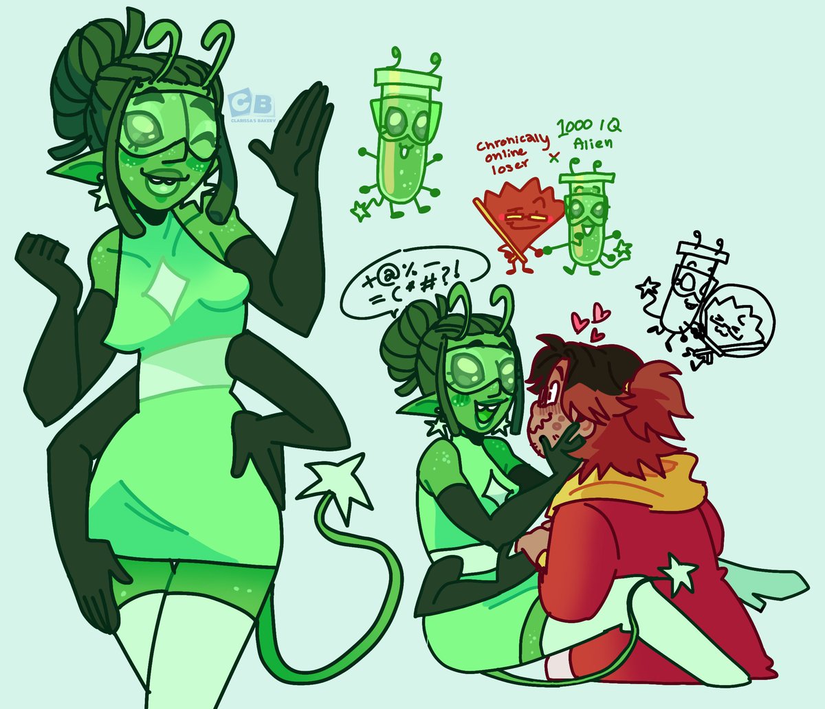 fantube alien au again for the spooky season 👽