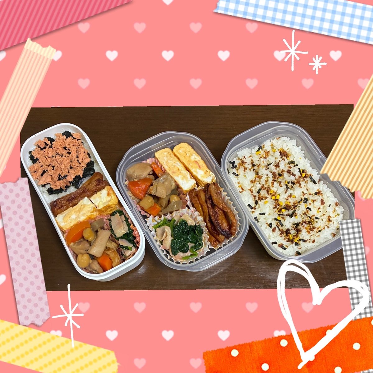 okazu55555's tweet image. おはようございます😊
皆様素敵な一日をお過ごしください🍀*゜

 #お弁当
 #お弁当記録
 #雨