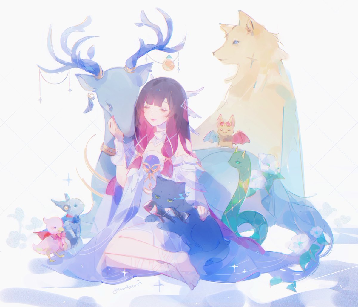 nod krai animals..? 🌙
#Columbina #GenshinImpact