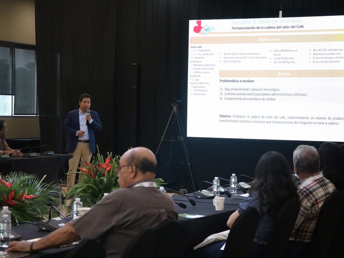 1/2 ¡INICIATIVA MANO DE LA MANO 🤝: HONDURAS PRESENTA NOTAS DE INVERSIÓN EN ANTE 77 PAÍSES! ☕📈

Desde San Pedro Sula, Junto con <a href="/FAOHonduras/">FAO HONDURAS</a>, promovemos activamente la inversión en la Cadena de Valor del Café, uno de los rubros clave para la economía nacional. 🇭🇳