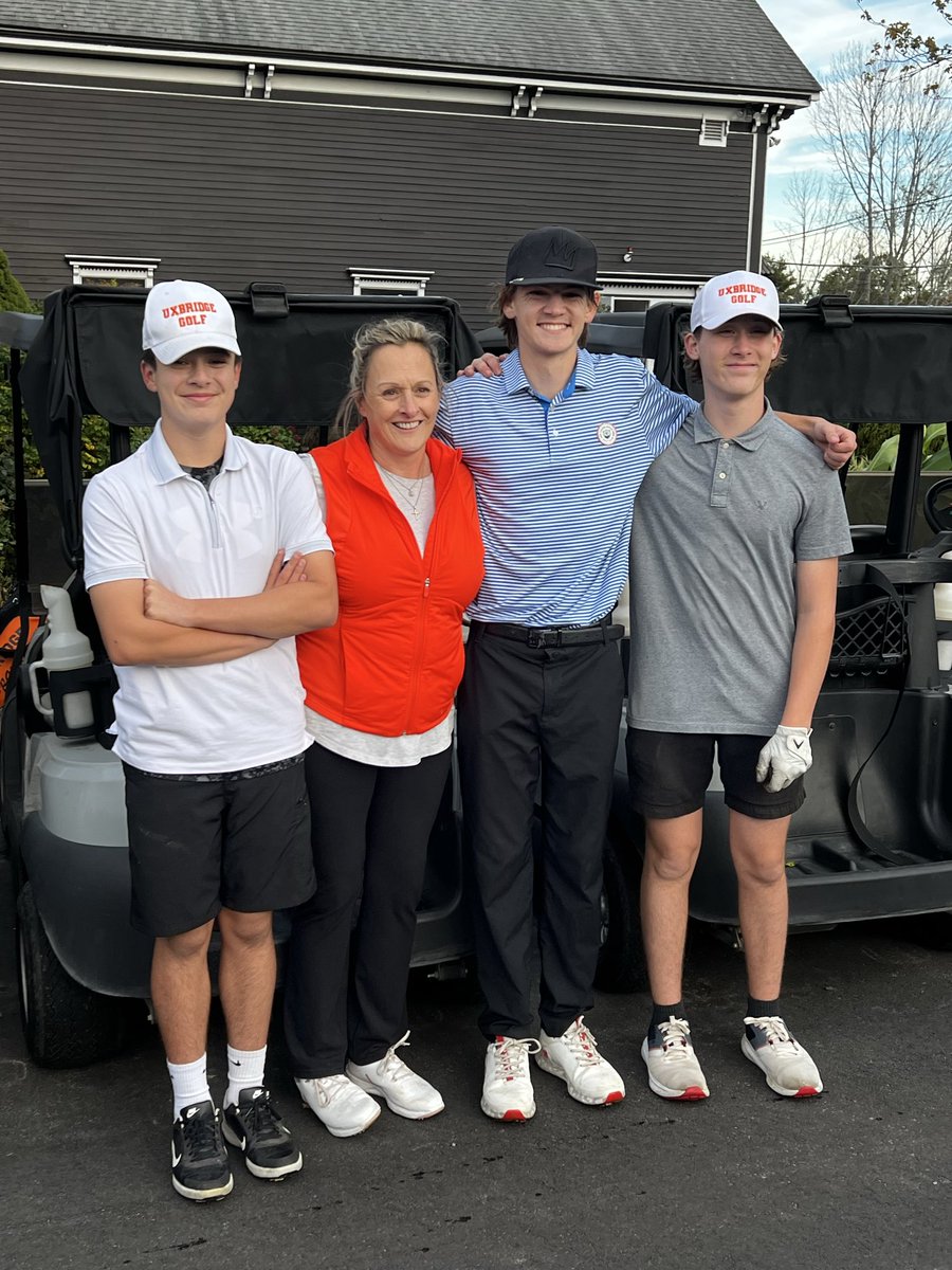 lymandave's tweet photo. Way to go Team Larkin winners of the 14th annual Uxbridge High Student/Faculty golf Scramble at Blissful Meadows today!  @UHS_Spartans https://t.co/3Qmz1xQcj0