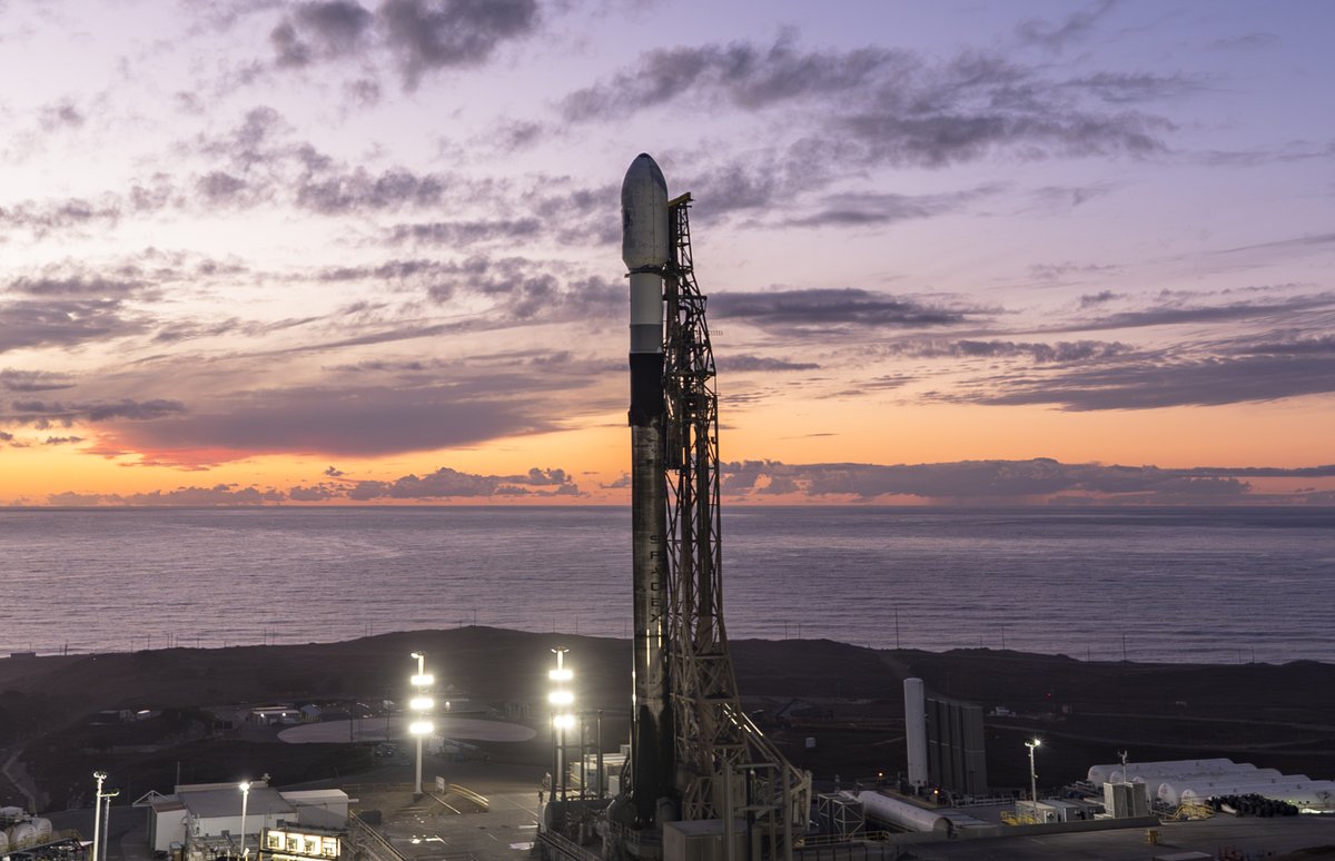 All systems are looking good, and weather is trending favorably for today’s launch of <a href="/SemperCitiusSDA/">Space Development Agency</a>’s second Tranche 1 Transport mission from California. Propellant load is underway → spacex.com/launches/sda-t…