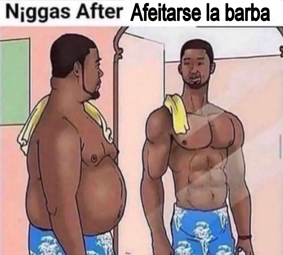 vagobond7's tweet photo. wacho me afeite y me siento re fachero. https://t.co/9CIUIwX30V