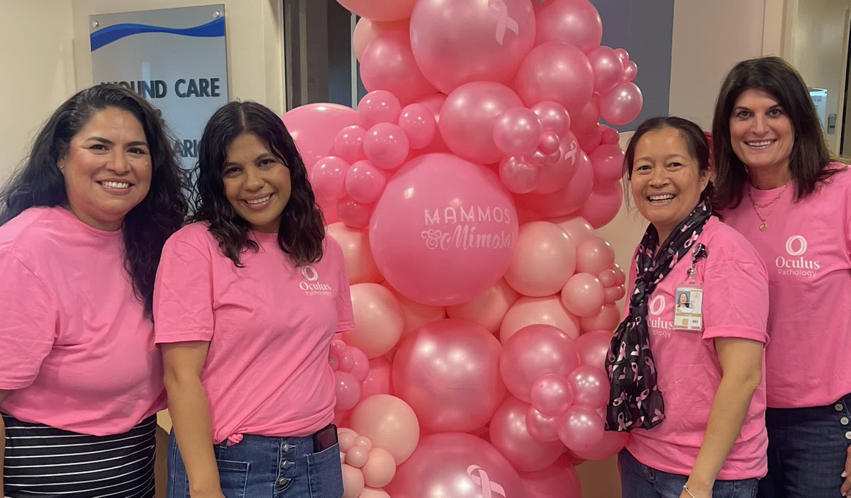 The San Antonio team at Oculus Pathology was honored to support Mammos and Mimosas — a special event held at Guadalupe Regional Medical Center in Seguin in recognition of Bre...
#BreastCancerAwareness #OculusPathology #MammosAndMimosas #CommunityCare
thinkoculus.com/supporting-ear…