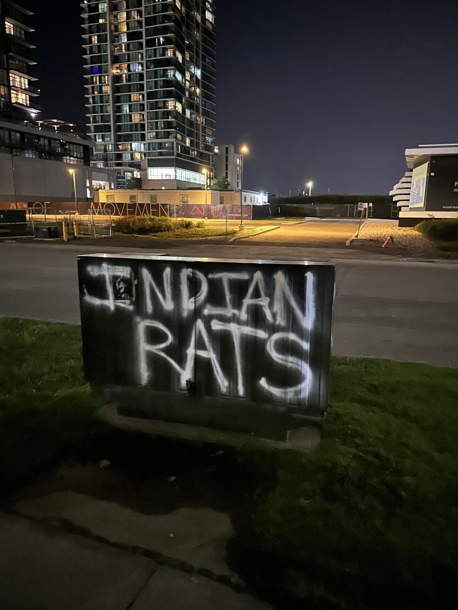 OnTheNewsBeat's tweet image. Woman from Mississauga arrested for this graffiti is Filipino-Canadian Freda Riloraza Looker
She's also a...bleeding heart lib