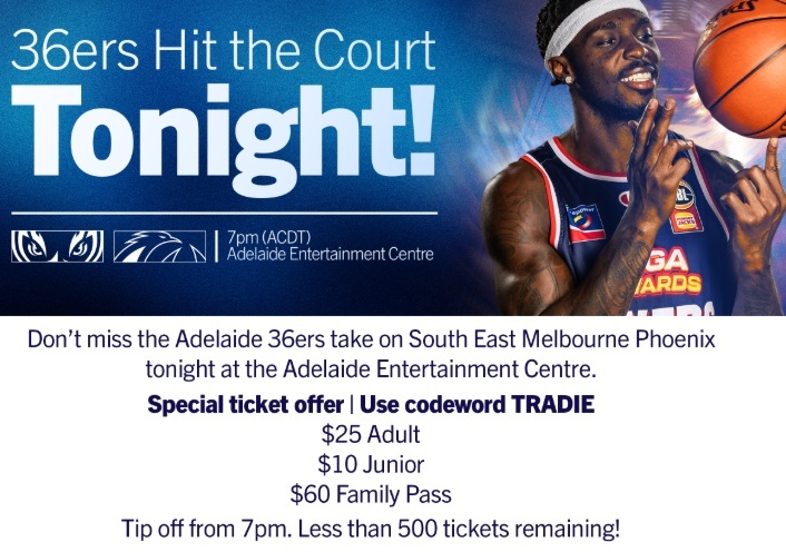 JohnCasey2880's tweet photo. Be quick - best deal you'll see today in #Adelide 🏀👌
🎟 Limited seats remaining ➡️ https://t.co/345GoXQpkw https://t.co/UudyuOZDxV
