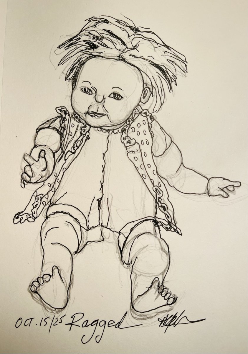 #Inktober2025
October 15: Ragged