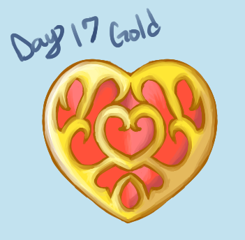 LaelaxH's tweet photo. Day 17: Gold
The classic heart container from Legend of Zelda
#artober #loz #heartcontainer https://t.co/D87olsHHFC