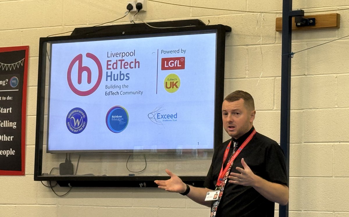 PhillipHedger's tweet image. The national EdTech Hubs Programme is a growing community of practice that’s supporting schools across England to use technology more effectively - enhancing teaching, learning & inclusion every day.
👉 sites.google.com/lgfl.net/edtec…
Next stop, @ribbweb with @Paul_A_Edge on Thursday