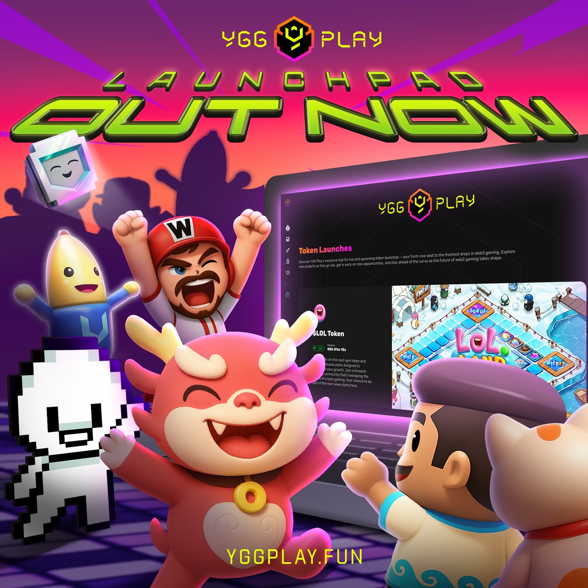 YGG_Play's tweet image. The YGG Play Launchpad is LIVE! 🔥
Your new home for all things Casual Degen has arrived! Explore new games, take on quests, and a token launchpad to top it off! All in one place! 👀
What are you waiting for? Explore the YGG Play Launchpad now!
🔗: yggplay.fun