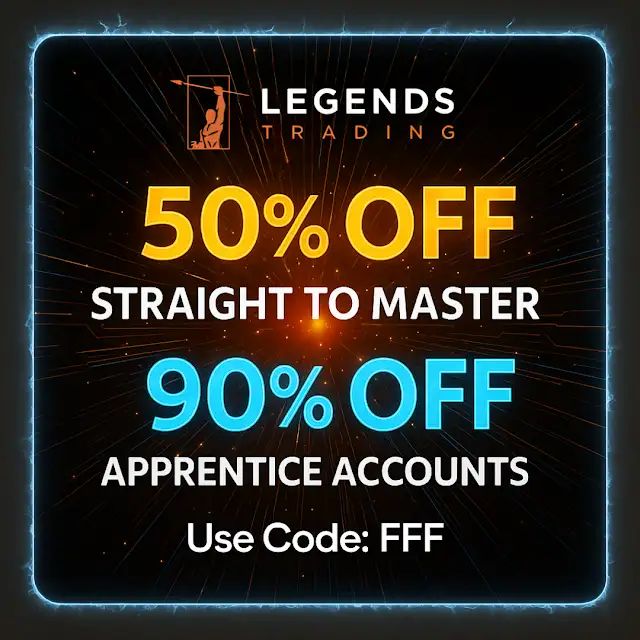 TeamFFOF's tweet photo. 🚨 Biggest Sale of the Year — EXTENDED!!! 🚨 
 
🔥 90% OFF all Apprentice Accounts (First Month)
🔥 80% OFF recurring months 
🔥 50% OFF all Straight To Master Accounts 
🔥 30% OFF all Resets  

⭐️Code FFF even works on Resets — save more while leveling up your trading journey!

⏰ Offer ends Sunday! 

⭐️ Legends: https://t.co/EsDOR5DN6B

Affiliate Disclosure: We earn a commission when you use our discount code.