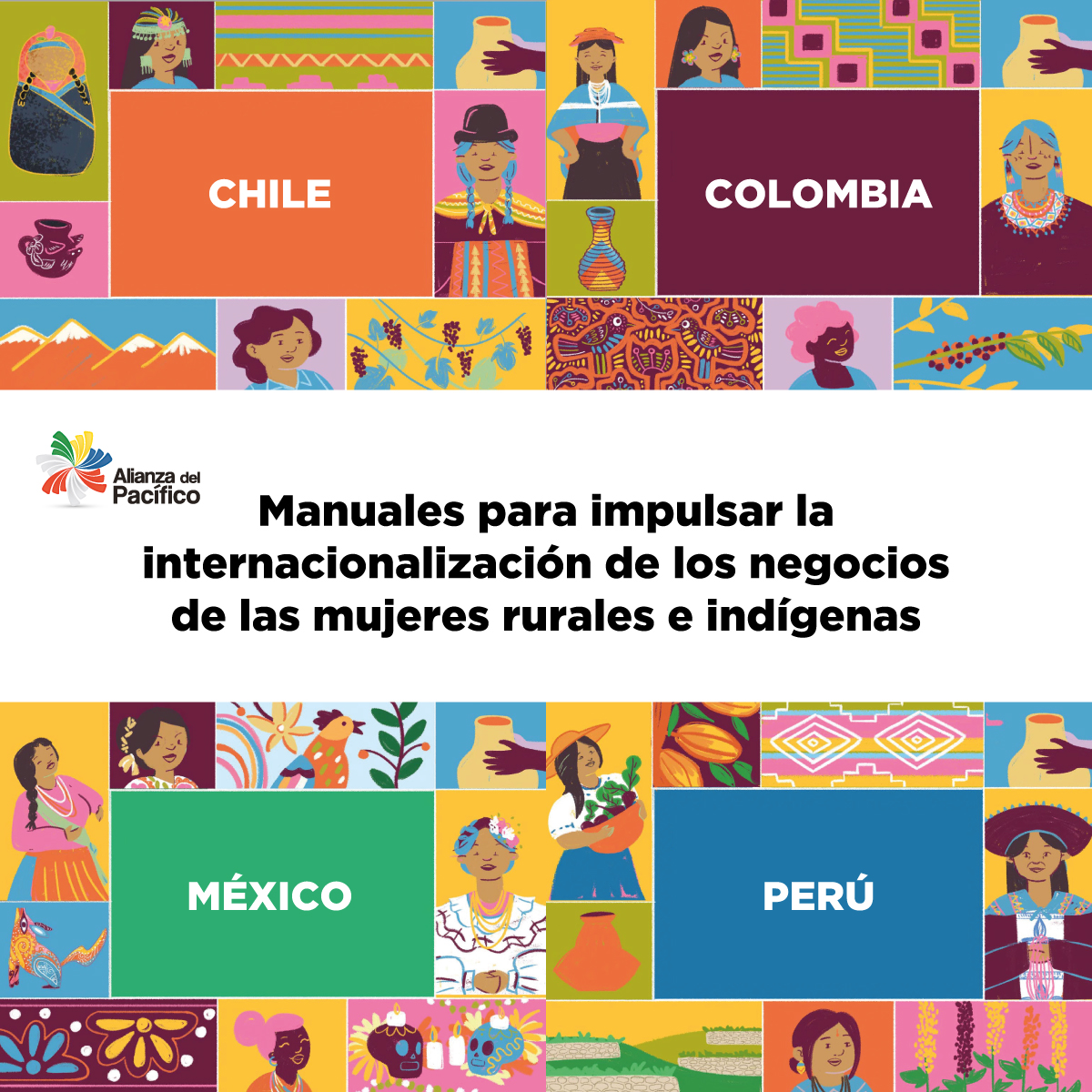 A_delPacifico's tweet photo. Te invitamos a consultar los manuales para facilitar la participación de emprendedoras rurales e indígenas de la #AlianzaDelPacífico en los mercados internacionales.

👉 https://t.co/NF2voheka7 https://t.co/imB8z5dWrh