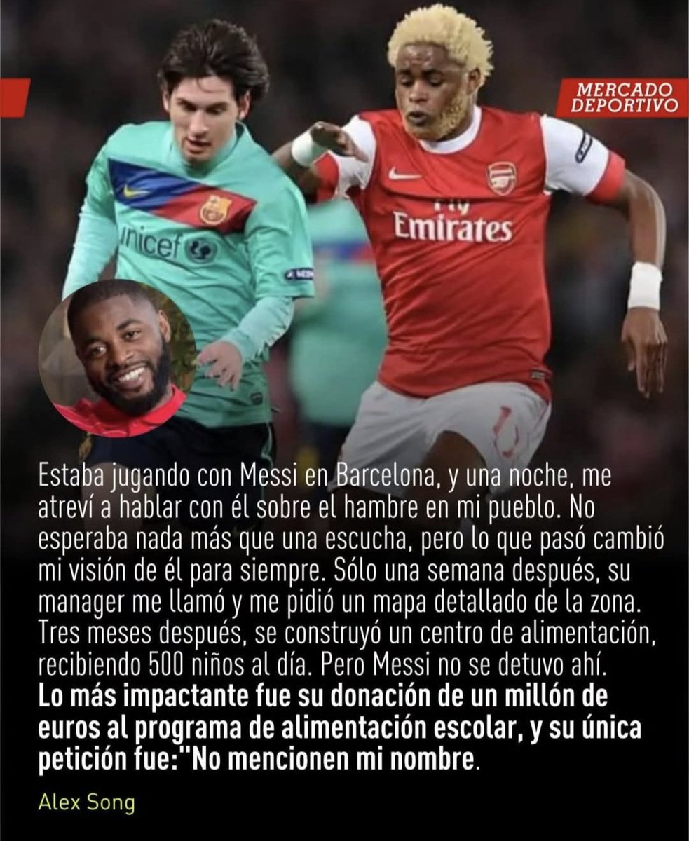 Si ésto no lo cuenta el propio Song, nadie sabría ésta historia. Y como éstas, estoy seguro que habrán muchas, pero Alex no ha podido evitar decirlo.