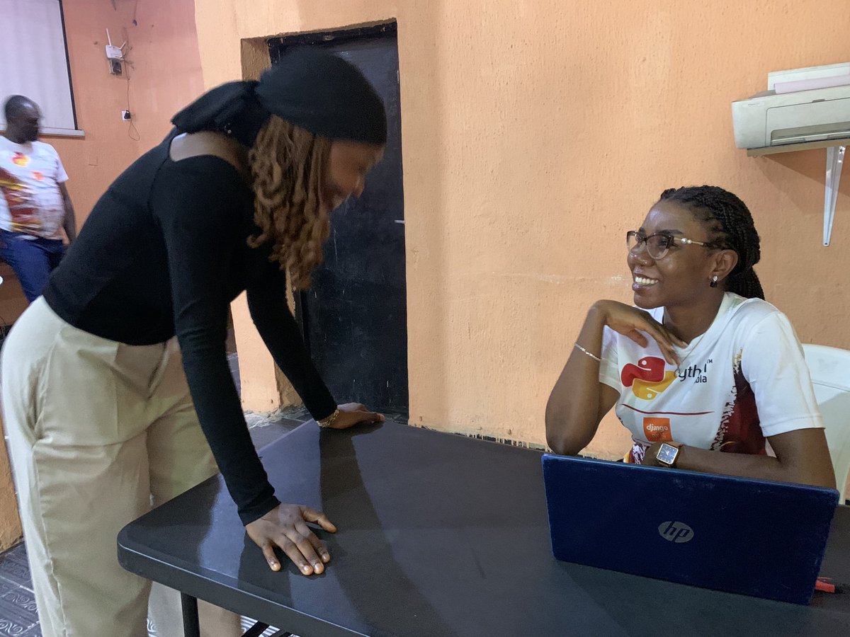 Cynthia__Ibegbu's tweet image. Also loved meeting the younger girls, some still in secondary school, eager to learn Django &amp;amp; Python. The future looks bright. 
#DjangoGirls #WomenInTech #AbaTech #Python #Django