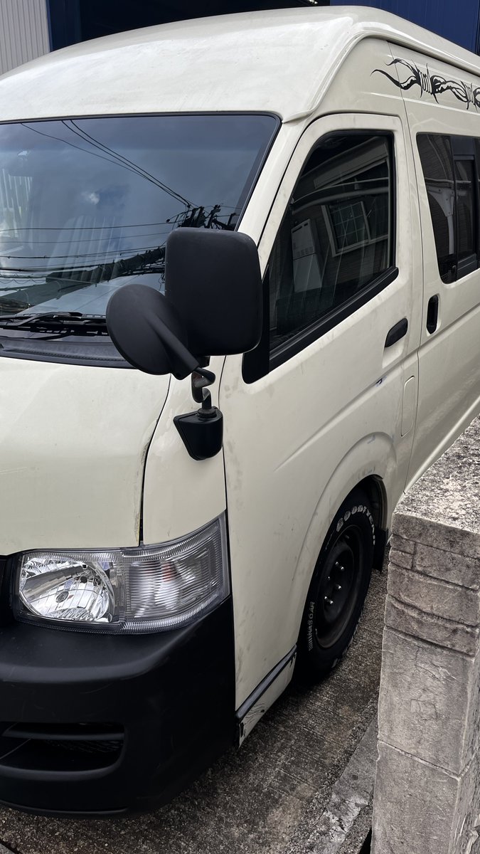 自損事故して車両保険入ってないから自力で修理
皆さんもご安全に⚠️