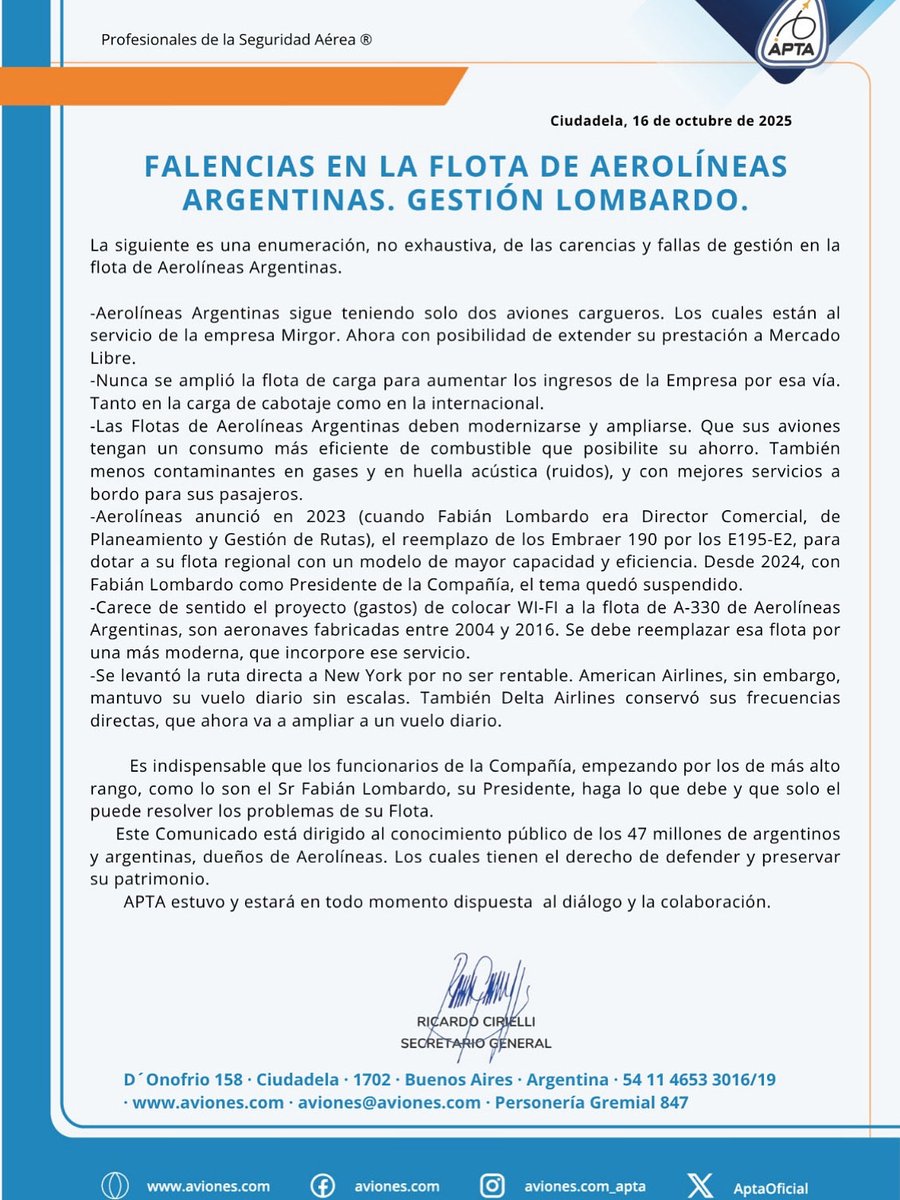 APTA oficial (@aptaoficial) on Twitter photo 