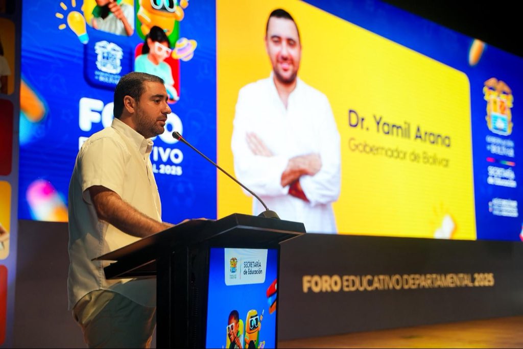 Qué gran encuentro con los maestros de Bolívar hoy en el Foro Educativo Departamental. Este evento es el corazón de nuestro compromiso con ellos y con los estudiantes. 

Hoy seguimos demostrando que la educación transforma:

✅ 23 megacolegios antes de 2027
✅ PAE con alimentos