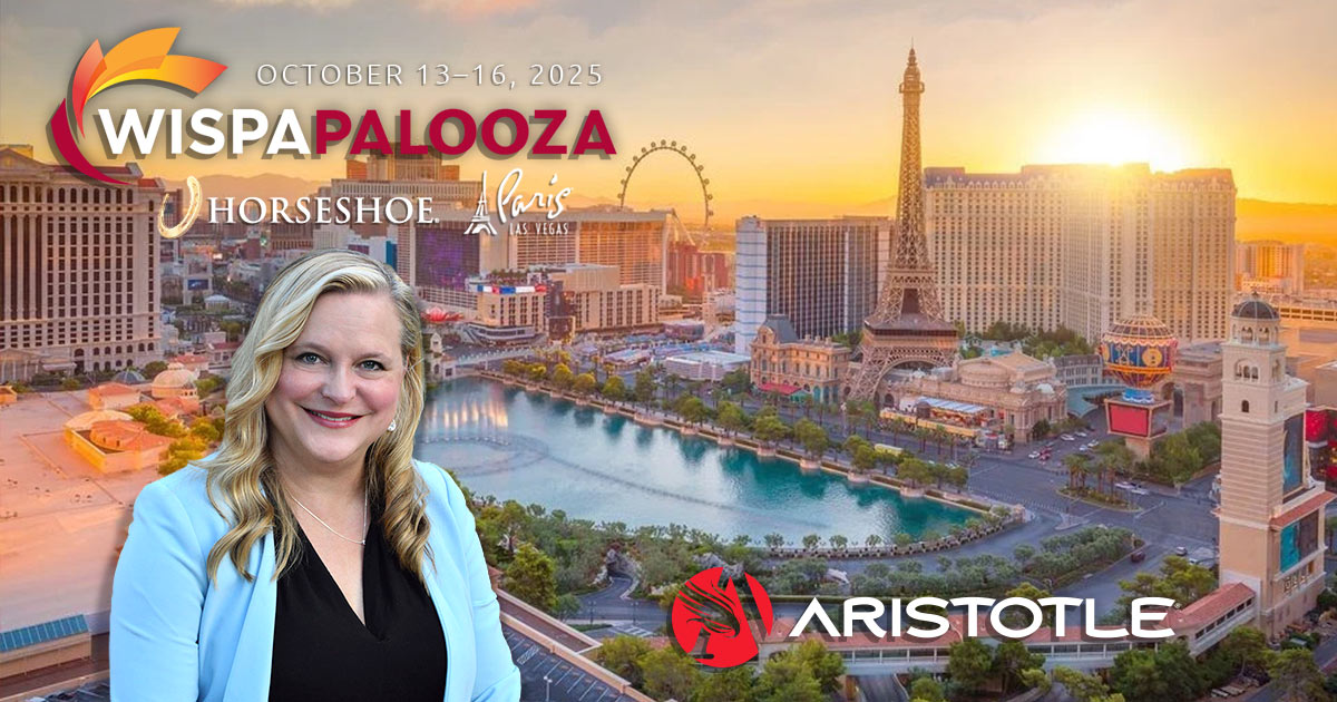 AristotleBuzz's tweet image. Aristotle CEO @Bowleel was honored with the President’s Award &amp;amp; was on the keynote panel at #WISPAPALOOZA2025, held this week in Las Vegas. Hosted by @WISPAnews, #WISPAPALOOZA is the leading event for WISPs.

Read more: bit.ly/4hfembZ

#BroadbandForAll
#WISP