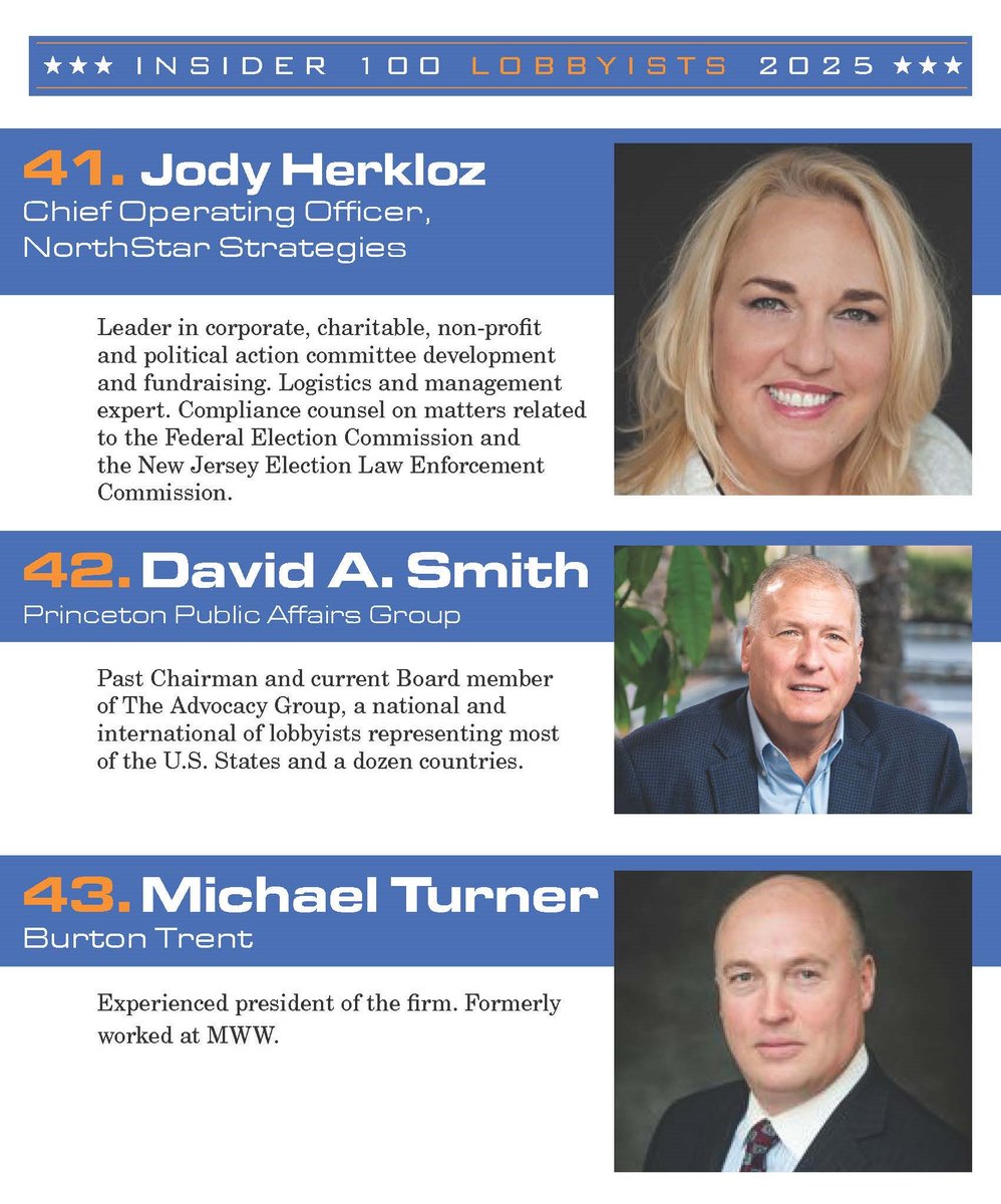 Congratulations to #PhiPsi Brother <a href="/davidsmithNJ/">David Smith</a> of <a href="/gettysburg/">Gettysburg College</a> for being named to @INSIDER_NJ’s Lobby Power List!

#LEDN