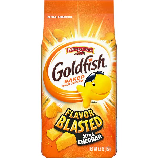blazekitsune just bought me Goldfish Flavor Blasted Xtra Cheddar Crackers, 6.6 oz bag (Pack of 6) via Throne. Thank you so much!! 

throne.com/kingbumby