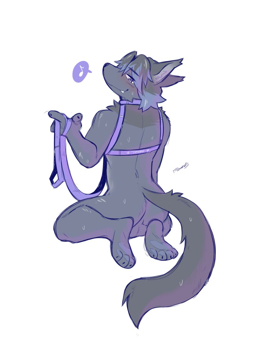 After fulfilling this fantasy of yours, you're the one getting leashed next. Understood?