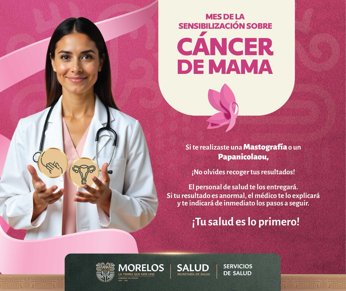 Octubre se pinta de rosa para recordarnos que la detección a tiempo salva vidas.

Este mes, haz una pausa, escúchate, explórate y programa tu chequeo.

Cuidarte es un acto de amor propio.

#LaTierraQueNosUne. 🎀