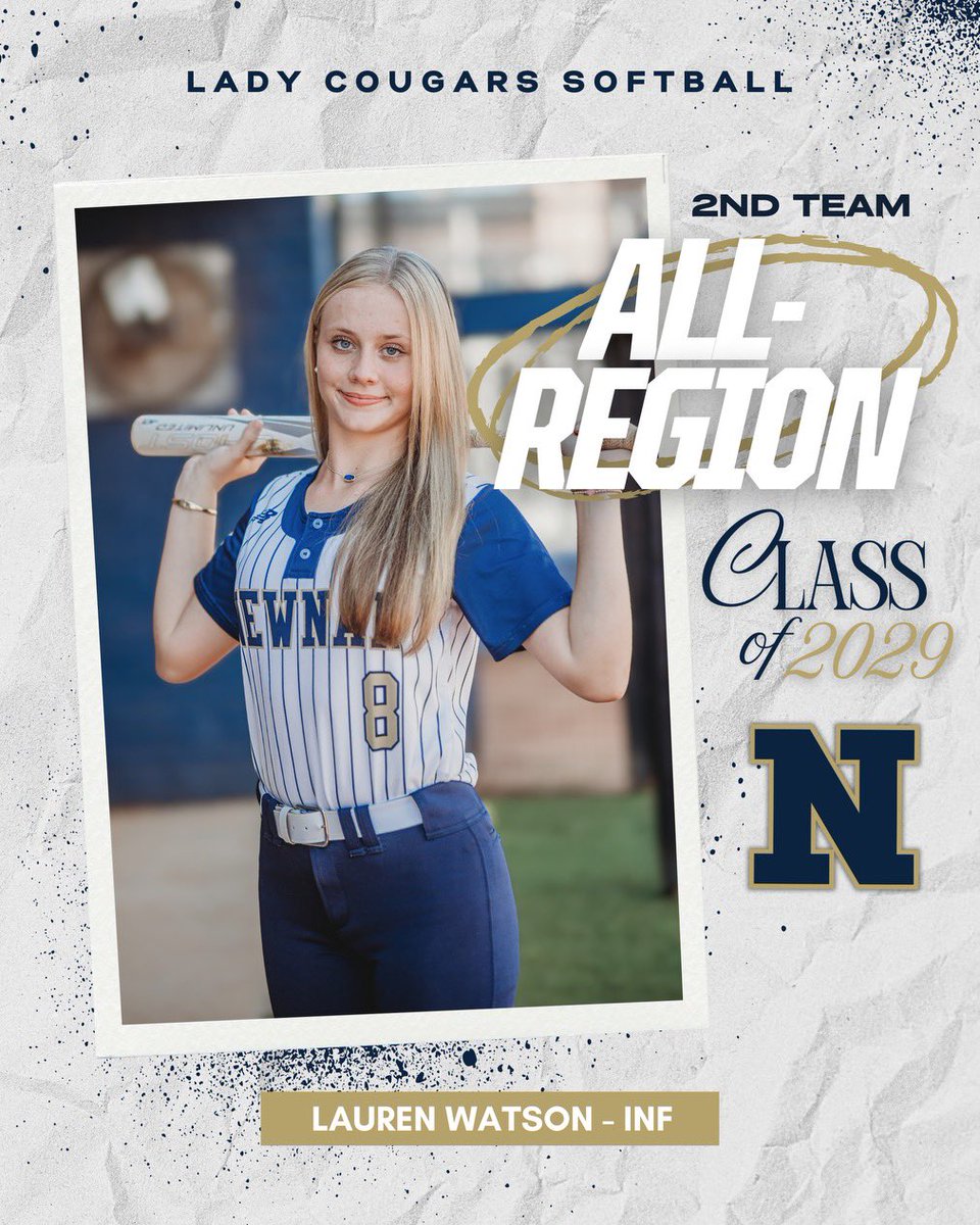 Congratulations to the following players who made All Region 3-5A Team for the 2025 season!!  We’re incredibly proud of each and every one of you!  #WeAreNewnan 💙💛