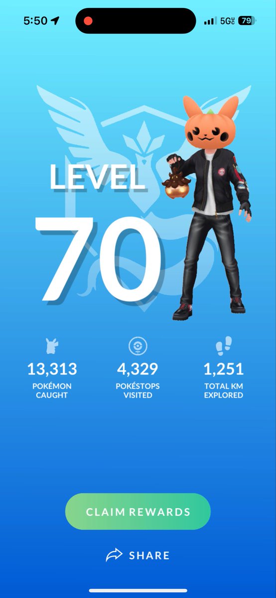 lordajx17's tweet photo. officially Level 70 in pokemon go! the grind to 80 begins 🫡 https://t.co/2sTZwe249O