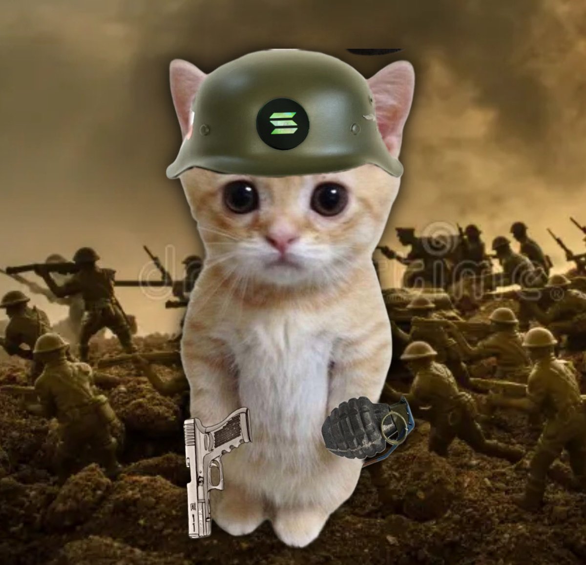ICMemesSOL's tweet photo. Make memes not war https://t.co/OvyCe3zEJ0