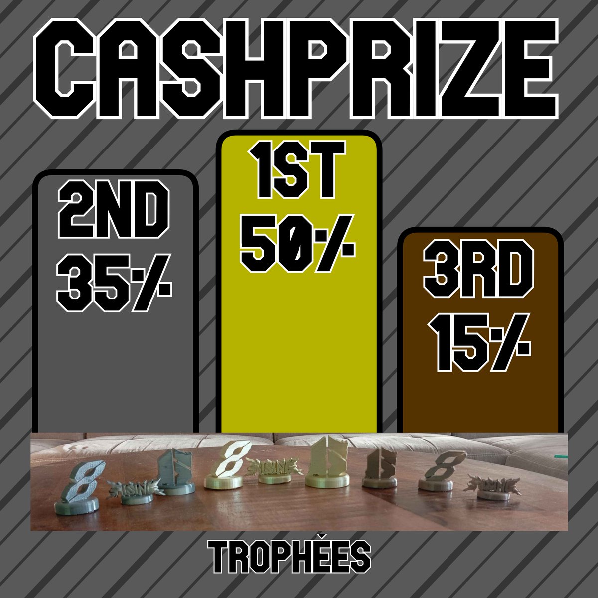 EsportDuc's tweet photo. GET TO THE TOP
Cette fois les récompenses changent ! Ce ne sont plus des lots. Mais un cashprize qui sera déterminé selon le nombre d'inscrits sur chaque événement ! Plus vous êtes nombreux à vous inscrire, plus il y aura de cashprize à remporter ! Soyez nombreux !
#Dijon #esport https://t.co/I6WXit5wc1