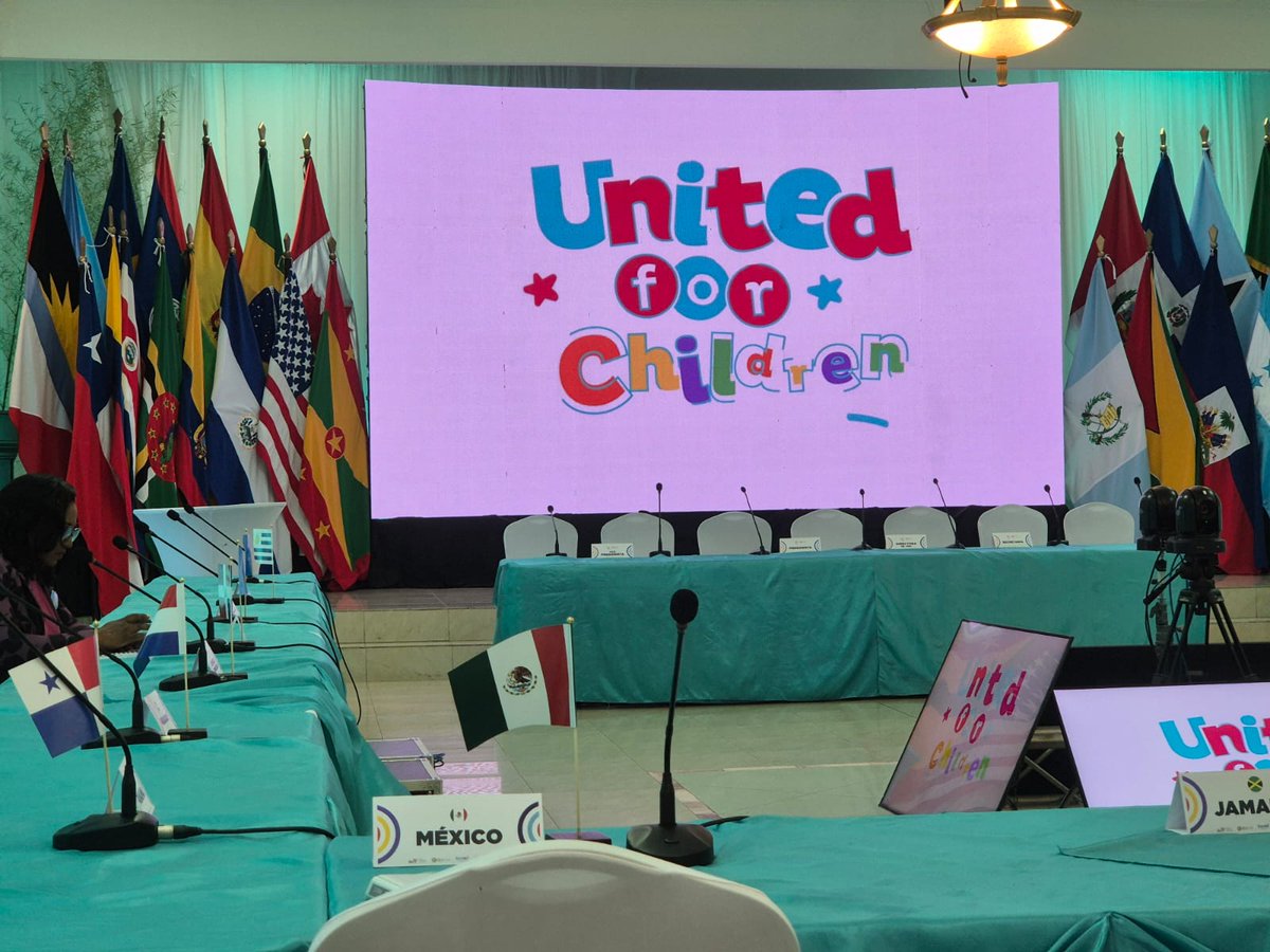 ECCJA's tweet image. 🇯🇲Jamaica stands united for our children! At the 99th Regular Meeting of the Directing Council of the Inter-American Children’s Institute (IIN-OAS) — “Childhood Unites Us.”📷 Hyacinth Blair – MoESYI , Laurette Adams-Thomas – CPFSA, Dr. Karlene DeGrasse-Deslandes – ECC #IINOAS