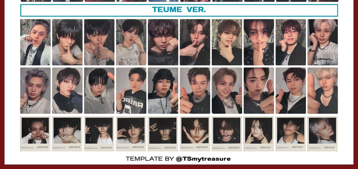 WTS/LFB

TREASURE [LOVE PULSE] 3rd Mini Album

PHOTOCARD TINGI

✨ TEUME VER. ✨

💿 80/MEMBER SET (2PC+Instant PhotO

* ON HAND
✅ DM to claim