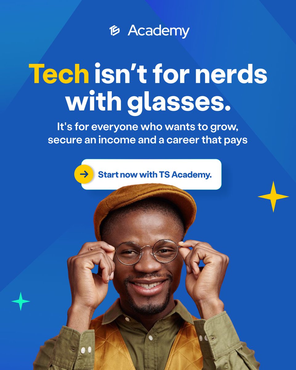 TSAcademyOnline's tweet image. Tech isn't just for coding geniuses; it's for those who want a secure salary and financial freedom.
You don't need prior knowledge to thrive in tech.
Our beginner-friendly courses simplify the path from A to Z, guaranteeing your success. Start now with TS Academy!