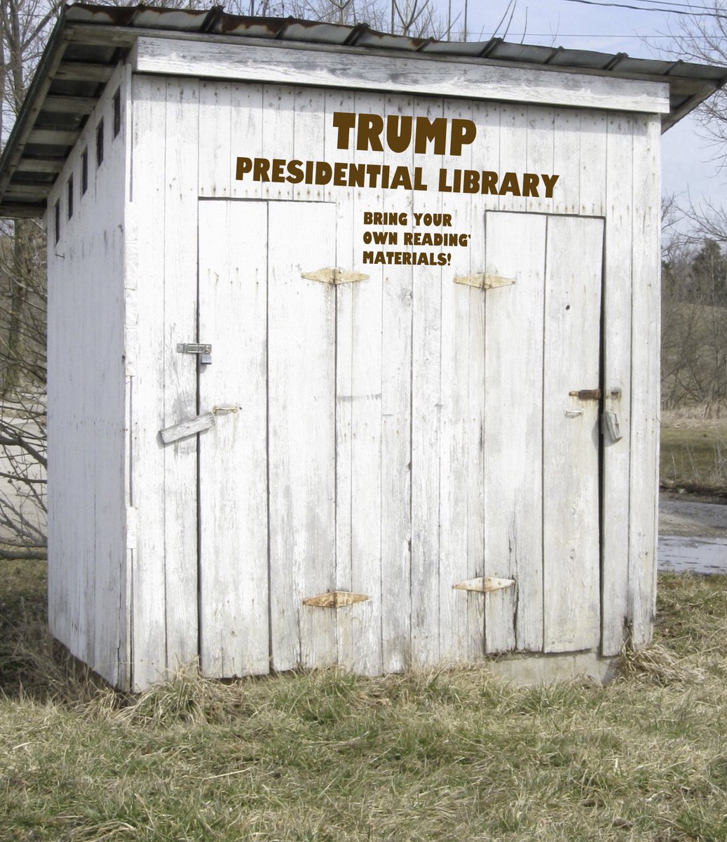 StephenCottril1's tweet image. I&apos;m sure there&apos;s a small Island in the Keys, small enough for  his &quot;Library&quot; to fit on!
#TrumpLibrary